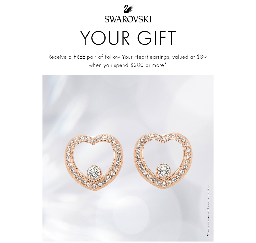 Swarovski Valentines Day at John Franich NorthWest Shopping Centre