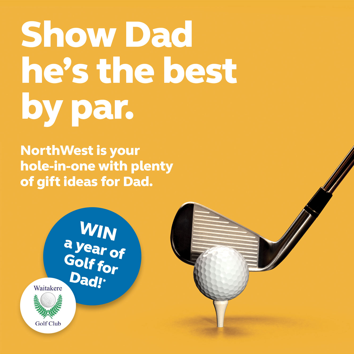 Show Dad he's the best by par