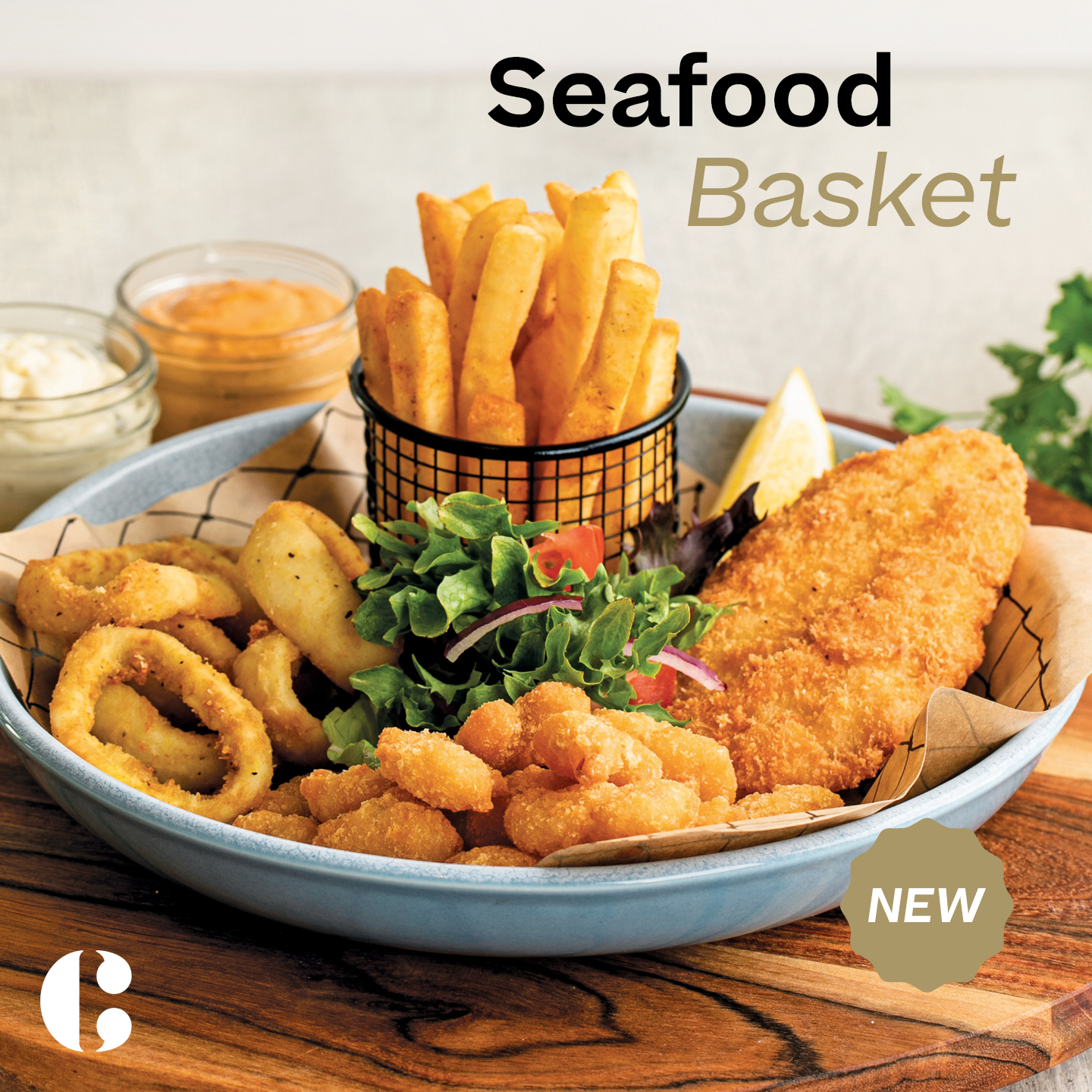 Craving the Ocean? Try The Coffee Club's NEW Seafood Basket