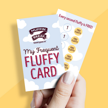 Frequent Fluffy Cards at Muffin Break!